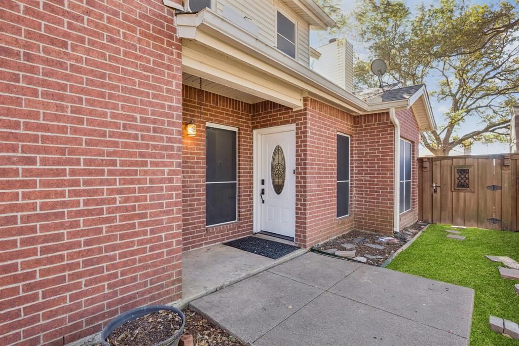 NEW PRICE IMPROVEMENT!! Welcome home to this GORGEOUS updated 2-bedroom, 2-bath townhome that comes with new appliances including refrigerator and is nestled in a lakeside community. This home offers a private deck surrounded by a beautiful new wood fence and a mini barn building that can be used for extra storage, workspace or anything your imagination can create. It also has a separate side outdoor area overlooking the updated pickle ball court and comes with a large smoker. On those rainy days you can watch TV which is included as well as a deep freeze in the separate garage. Just a short walk and you are at the lake for a day of fishing, picnics or water sports. There is also a scenic family park where you can gather for a day of fun. Located in Rowlett you have quick access to I-30 and George Bush to commute to work, dine, catch a movie or shop easily. Ask me about the Zero down and no PMI. This home literally offers everything you need and priced to sell!