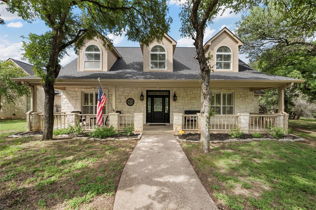 Welcome to your private oasis! This 3,258 square foot home is nestled on 4.68 acres of serene, wooded land in Crawford ISD. Step inside to discover a functional and thoughtfully designed layout featuring 4 bedrooms and 3 bathrooms. With an open-concept living area, the space is perfect for families or those who love to entertain. Downstairs you will find the primary suite with access to the beautiful screened in patio where you can enjoy your morning coffee or evening glass of wine. Upstairs you will find two large guest bedrooms with a Jack and Jill bathroom. 190 Winding Trail offers the perfect blend of luxury and nature. Outside, enjoy your own paradise ideal for relaxing year-round. With a sparkling pool, hot tub, and over-sized screened in patio, there are numerous option for you to enjoy. For nature lovers and outdoor enthusiasts, this property also offers direct access to the Bosque River. With ample space both inside and out, this home provides the best of peaceful country living. Don't miss this rare opportunity—schedule your private showing today!