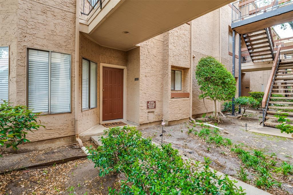 Welcome to 5550 Spring Valley Rd, Unit G16 - an updated 1-bedroom, 1-bath condo offering comfort, convenience, and easy ground-level access.  Enjoy the rare benefit of direct entry from the parking lot through your private back door, making daily living effortless. Inside, fresh paint and stylish plank flooring create a clean, modern feel throughout. The kitchen features granite countertops, a new stove and microwave, and includes a stackable washer and dryer that will remain with the home.  The bathroom has been thoughtfully updated with a luxurious walk-in shower, adding a spa-like touch to your daily routine.  The community offers a beautifully maintained pool, perfect for relaxing or entertaining. Ideally located near major highways including 635 and the Dallas North Tollway, it offers convenient access to shopping, dining, and everyday essentials.  Perfect for first-time buyers, downsizers, or investors, this move-in ready condo combines low-maintenance living with a highly desirable location.