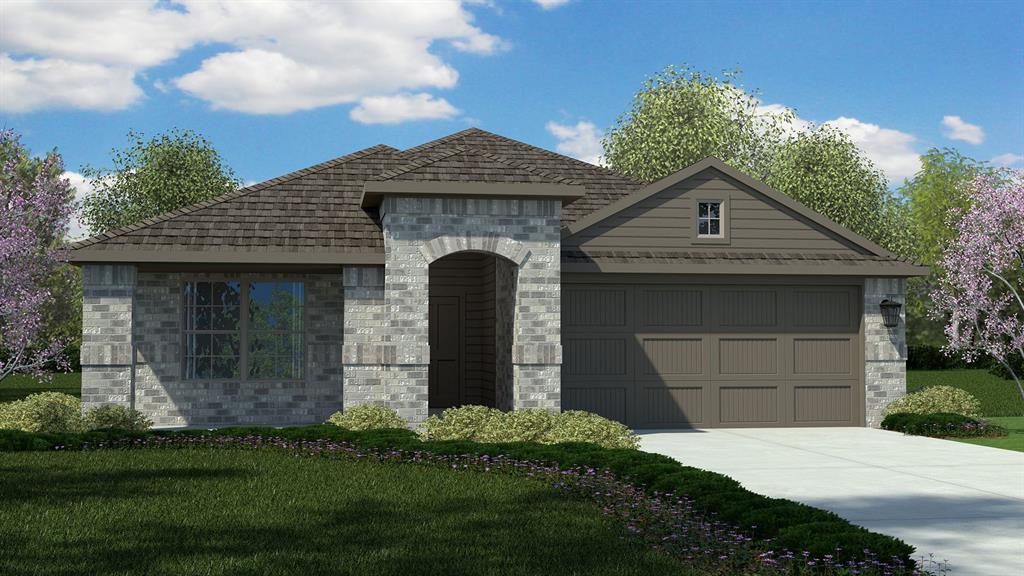 D.R. Horton America's Builder since 2002 presents the Elgin Floorplan in Lonestar at Liberty Trails, a master-planned community in Justin and Northwest ISD. This beautifully designed single-story home features 4 bedrooms, 2 bathrooms, and a 2-car garage with an open-concept layout ideal for modern living and an estimated Summer completion. The spacious family room, dining area, and kitchen flow seamlessly together, creating the perfect space for entertaining and everyday comfort. The stylish kitchen offers granite countertops, stainless steel appliances, a center island, and a walk-in pantry. The private primary suite includes a walk-in closet and en-suite bath, while three secondary bedrooms provide flexibility for family, guests, or a home office. Enjoy outdoor living on the covered patio. Additional features include luxury vinyl plank flooring in main living areas, energy-efficient construction, and America's Smart Home® Technology. Future community amenities include a clubhouse, pool, splash pad, dog park, fishing pond, pickleball courts, playground, walking trails, and sand volleyball. Conveniently located near Highways 114 and 287 for easy access throughout the DFW Metroplex.