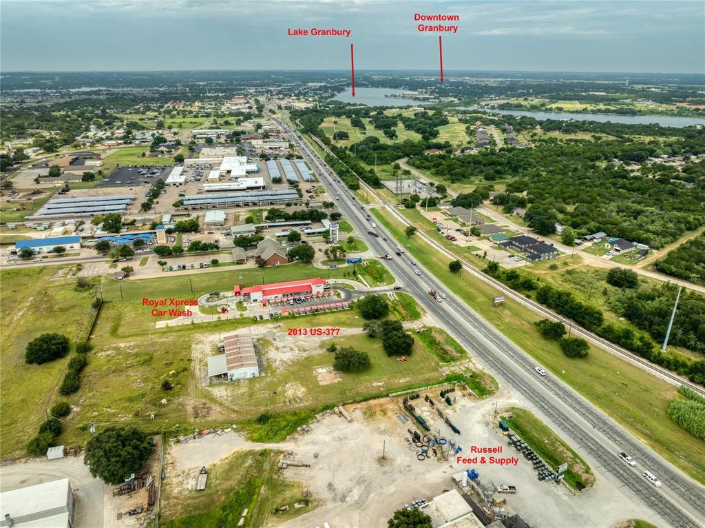 Prime Commercial Opportunity on Highway 377 – Granbury, TX Rare offering—this 2.995-acre commercial property has
been held by the same family for over 50 years and is now available for the first time in decades. Located in a high
traffic corridor between the Historic Granbury Square and FM 4 (Acton Highway), this site boasts approximately 240
feet of Highway 377 frontage with TXDOT-reported traffic counts of 50,000 vehicles per day (2023). City water and
sewer lines run along the south side of the property. A 4,750 sq ft metal building currently sits on the property, offering immediate potential for
use or redevelopment. With ample space and unbeatable visibility, this property is ideal for a variety of commercial
ventures—restaurant, office complex, medical facility, retail center, or service-based business. Don’t miss this rare
chance to invest in a key piece of Granbury’s growing commercial landscape.