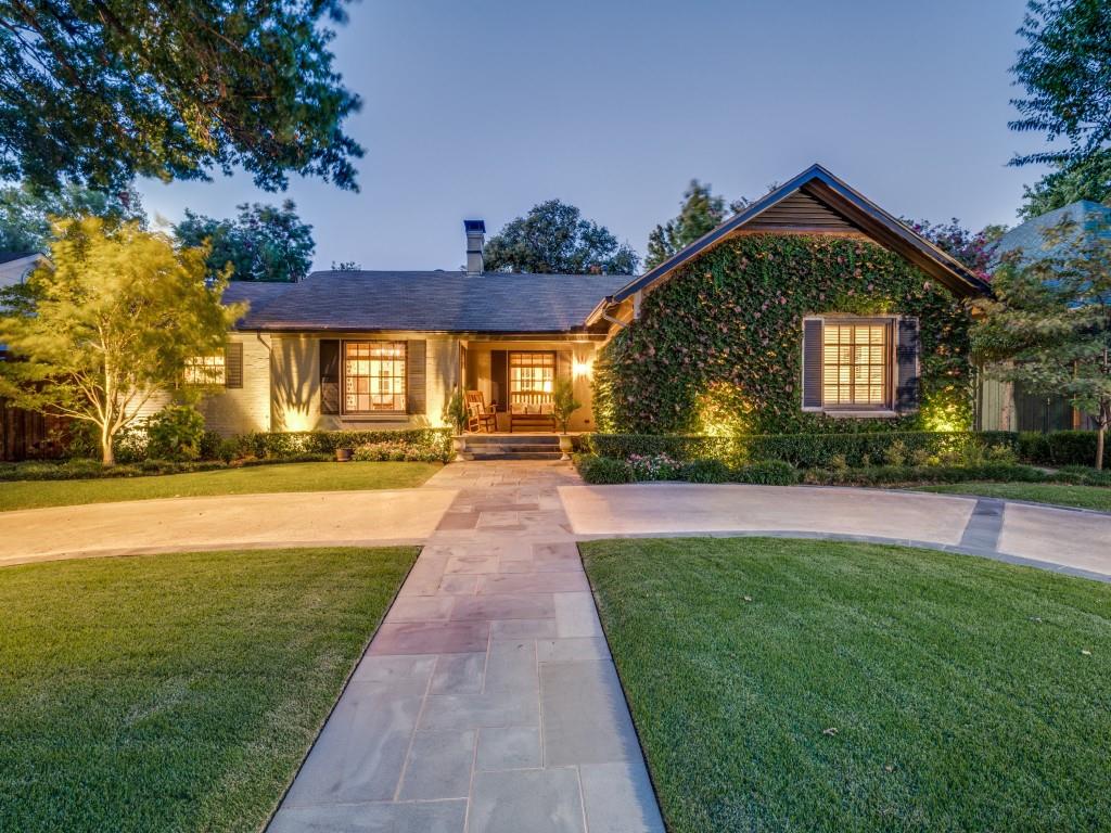 This highly sought-after residence in West Highland Park features a meticulously maintained and thoughtfully updated floor plan, perfect for everyday living, entertaining, and hosting. Designed for a lock-and-leave lifestyle, it also benefits from Highland Park Police and Fire services. Recent updates include HVAC, water heaters, countertops, tile, hardware, security system, sprinkler system, circle driveway, and more. The outdoor living area is ideal for gatherings and relaxing evenings, featuring a grill and woodburning gas starter fireplace. Inside, the main house offers 3 bedrooms and 3 bathrooms, along with multiple living and sitting areas, a spacious kitchen, and a dining area. The guest suite above the garage includes a bedroom, full bathroom, and living area. This home is a rare find in a desirable neighborhood. Don't miss the chance to make it yours!
