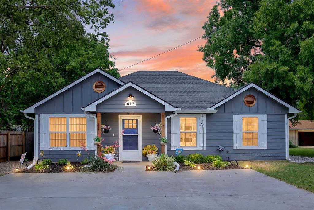 Charming and beautifully designed 3-bedroom, 2-bath home situated on nearly a quarter-acre lot with an oversized backyard perfect for entertaining, gardening, pets, or simply enjoying the outdoors. This move-in ready home features an inviting open-concept layout, abundant natural light, and stylish modern finishes throughout.

The spacious living area flows seamlessly into the stunning kitchen complete with granite countertops, stainless steel appliances, custom cabinetry, designer backsplash, and generous prep space. The private primary suite offers a relaxing retreat with an ensuite bath and tasteful upgrades.

Step outside to enjoy the covered patio and expansive backyard featuring a storage building, greenhouse, and plenty of room to create your dream outdoor space. Mature trees provide excellent shade and curb appeal, while the extended driveway offers ample parking.

This home combines modern updates, functional living space, and a large lot that is hard to find — all in a welcoming setting ready for its next owner.