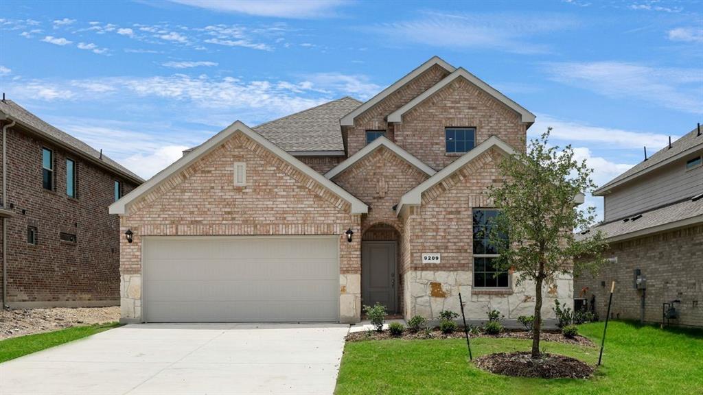 Introducing the Prescott at Hidden Lakes in McKinney, TX. This beautiful two-story home offers an impressive 2,992 sq. ft. of living space across 5 bedrooms, 3 bathrooms, and a 2-car garage.

This plan includes a secondary bedroom and full bathroom downstairs at the front of the home. As you walk through the long foyer to the open layout of the home you will find the large kitchen is open to the spacious family room and dining area. The kitchen features granite or quartz countertops, decorative tile backsplash, stainless steel appliances and a large kitchen island. The main bedroom, bedroom 1, is located downstairs and features a large walk-in shower and huge walk-in closet. Upstairs you will find a large game room along with the three other bedrooms and another full bathroom.

This home comes included with a professionally designed landscape package and a full irrigation system as well as our Home is Connected® base package that offers devices such as offers devices such as the Amazon Echo Pop, a Video Doorbell, Deako Smart Light Switch, a Honeywell Thermostat, and more.

Images are representative of plan and may vary as built.