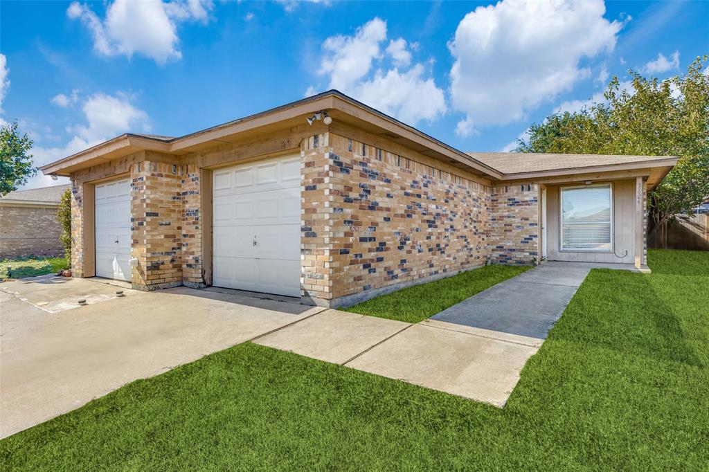 Come explore this investment opportunity with a fully leased duplex on a landscaped lot situated in the established Hulen Meadow neighborhood. Each unit offers a comfortable 1,005 square feet layout with 2 bedrooms and 1 bath. One unit offers a unique bathroom layout with two separate vanity sink area. Each unit includes walk in closets, a 1 car garage, washer and dryer connections and a fully fenced in private backyard. This is a turn-key property perfect for any investor looking to add to their portfolio.