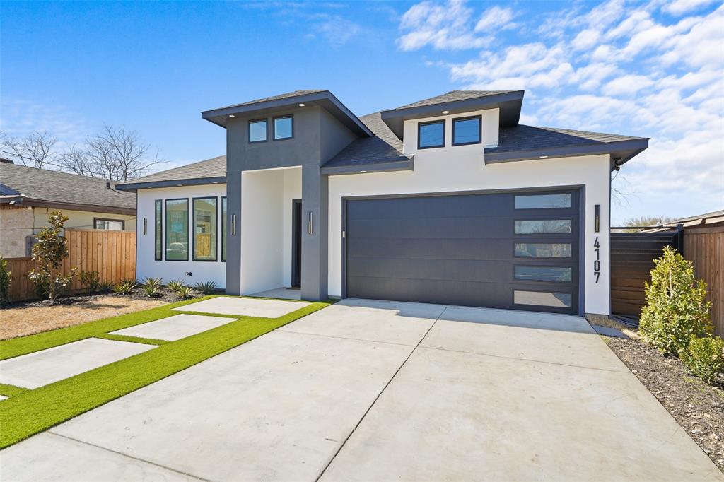 Come fall in Love with this Unique & Beautiful TURN-KEY ready NEW CONSTRUCTION HOME near Medical District & Trinity Groves! This beauty is designed with a spacious, functional floorplan perfect for modern living featuring 4 bedrooms, 2 luxurious full baths, 2 living areas and 2 dining areas offering flexibility for entertaining, working from home or multi-generational living. The open-concept layout seamlessly connects the main living spaces, creating a bright and inviting atmosphere. The thoughtfully designed & fully equipped Gourmet Kitchen with Stainless Steel Appliances flow into the dining and living areas perfect for gatherings and everyday comfort. Step outside to enjoy sipping on your favorite drink on your very own oversized covered patio overlooking a spacious landscaped backyard ideal for all your outdoor entertaining, relaxing evenings or future customization. Too many upgrades to list (gas cooktop, SS appliances, irrigation system, synthetic turf in front yard, etc.)! Great location near Trinity Groves with easy access to Medical District, walking trails, shopping & dining destinations and a convenient commute to DFW & Love Field Airports. Enjoy the best of city living with nearby amenities while nestled in a growing and vibrant area. Don’t miss this exceptional opportunity to own a brand-new home in the heart of Dallas! Home is Priced to Sell, Seller can help with $5,000 towards closing costs. Don't miss out, Send your offer Today!