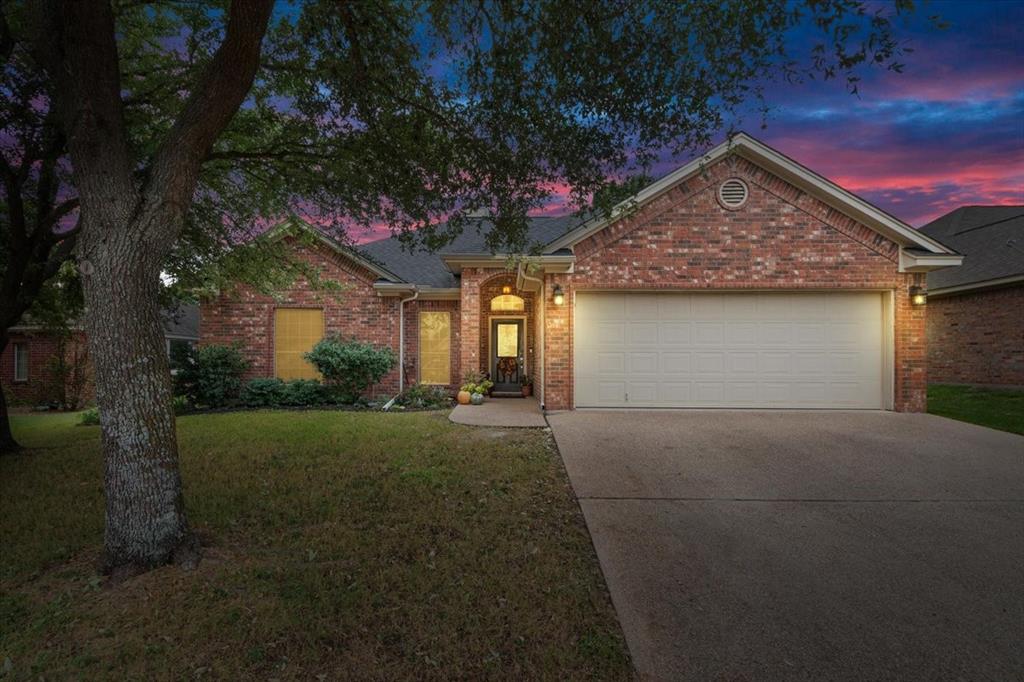 Gorgeous Home on a mature treed lot in a well established neighborhood. Featuring 4 bedrooms, 2 full bathrooms, beautiful wood floors, designer paint colors, crown molding throughout, brick surround wood burning fireplace and spacious living. The kitchen boasts easy access for entertaining, granite counter tops, plentiful cabinets, eat at breakfast bar, pantry area and a large dining space. The isolated primary suite boasts wood floors, dual vanities, separate closets, walk in shower and jetted bathtub. Once outside you will find the perfectly private place to relax under the Pergola on the extended stone patio or splash around in the above ground pool. Other features and benefits include well thought out tranquil landscaping and Roof ( New 2021) HVAC (New 2022). Centrally located to all Midway ISD schools, I-35, 15 minutes to Baylor University, 18 minutes to Magnolia Silos, restaurants and all that downtown Waco has to offer.