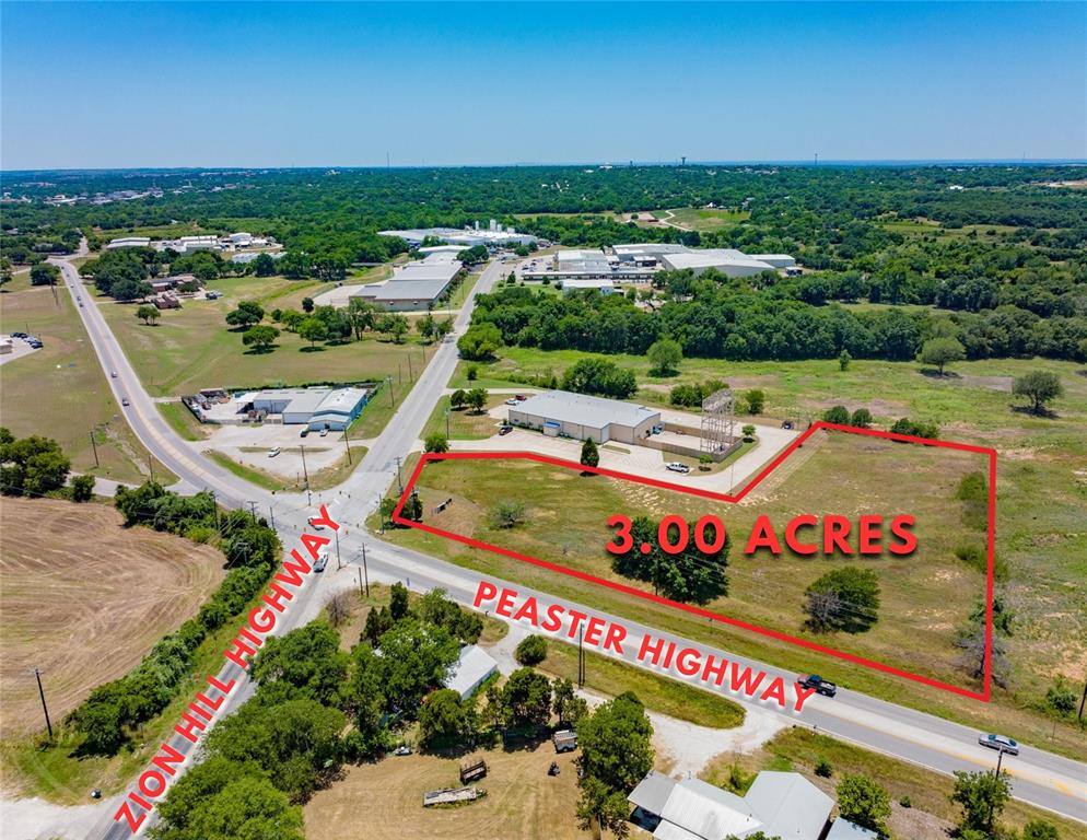 Ideal 3 acres for commercial or industrial development. Flat terrain, situated at a high traffic count hard corner with traffic light.