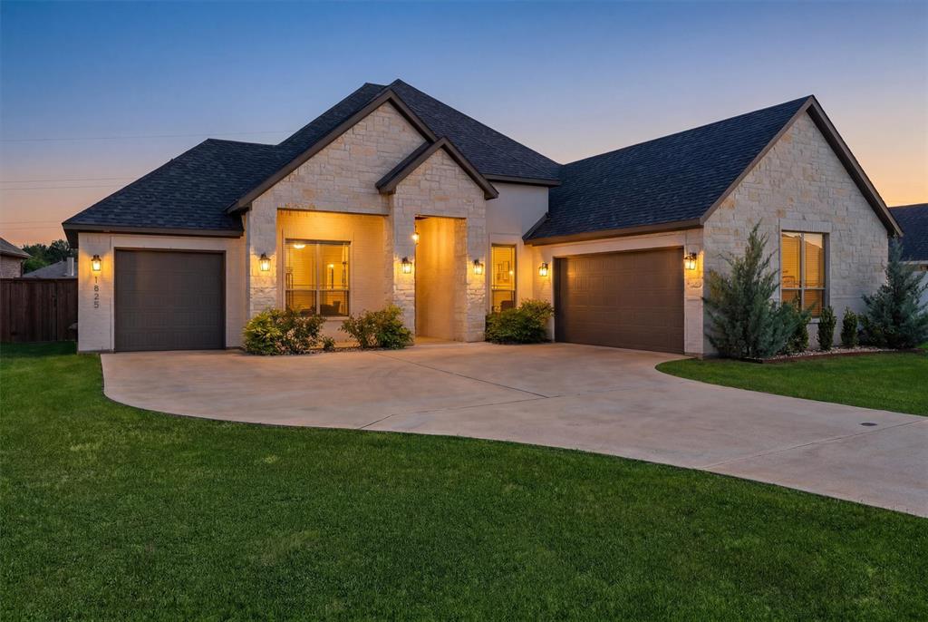 Welcome to the highly sought-after Bluebird Meadows community, where comfort, quality, and style come together in this beautifully appointed 3-bedroom, 2.5-bath home with a dedicated study. Thoughtfully designed with an open-concept layout, the spacious living and dining areas create an inviting atmosphere for both everyday living and entertaining. Upgraded finishes throughout the home add a touch of elegance, while hardwood flooring extends through every room—no carpet!

The private primary suite offers a peaceful retreat with a generously sized bedroom and a spa-inspired bath featuring an oversized walk-in shower and ample space to unwind. Outside, you'll find a large backyard on an oversized lot with plenty of room to play, garden, or create your own outdoor oasis. The oversized covered patio is perfect for hosting family and friends or simply enjoying a quiet evening outdoors. A spacious 3-car garage provides abundant room for vehicles, storage, or hobbies.

Ideally located just minutes from Chisholm Trail Parkway, this home offers convenient access to shopping, dining, entertainment, and an easy commute while still enjoying the charm of one of the area's most desirable communities. Combining thoughtful upgrades, functional living spaces, and an exceptional location, this home is ready to welcome its next owner.
