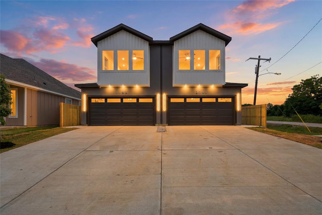 Stunning New Construction Full Duplex!

Welcome to an extraordinary multi-generational living opportunity in Dallas! This breathtaking new construction full duplex sits proudly on a desirable corner lot, offering an impressive 3,440 combined square feet of thoughtfully designed modern-contemporary living space.

Each unit mirrors the other in both beauty and function, with each featuring 3 spacious bedrooms, 2.5 elegant baths, and a 2-car garage. Step inside and discover light-filled open floor plans that seamlessly connect living, dining, and kitchen areas. The kitchens showcase islands perfect for gathering, complemented by elegant fixtures and designer finishes throughout. Low-maintenance laminate flooring flows effortlessly throughout, while all bedrooms are tucked upstairs for added privacy and separation.

The quality of construction is evident in every detail, from the carefully selected tiles to the contemporary architectural lines that define the property's striking curb appeal. Outside, each unit has its own private backyard and covered patio, creating ideal spaces for entertaining, relaxing, or letting the pet roam.

The generous lot size amplifies the property's appeal, providing ample outdoor space. You'll enjoy convenient proximity to Cummings Park, located less than a mile away, offering a green space and recreational opportunities.

Whether you're an investor seeking strong rental income or a family desiring connected yet independent living arrangements, this exceptional duplex delivers unmatched versatility. Don't miss this new Dallas gem! Schedule your showing today!