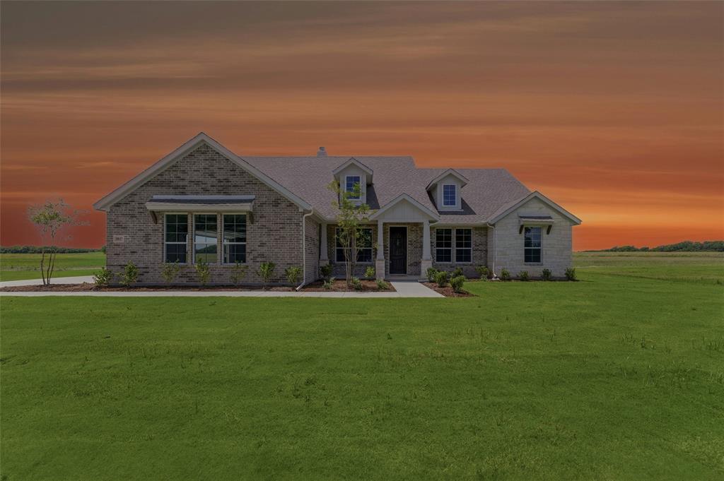 Ask us about our Trade In Trade Up program, we can buy your home! We are excited to introduce a brand new floor plan called the Salado! The entry is open to a bright flex Room on the right. The private owner's suite is separate from bedrooms 2 through 4. The owner's suite is complete by including a garden tub, separate shower, private commode, walk in closet, and dual, separate vanities. Adjacent to the owner's suite is the large living room with a fireplace option and open to the spacious island kitchen.