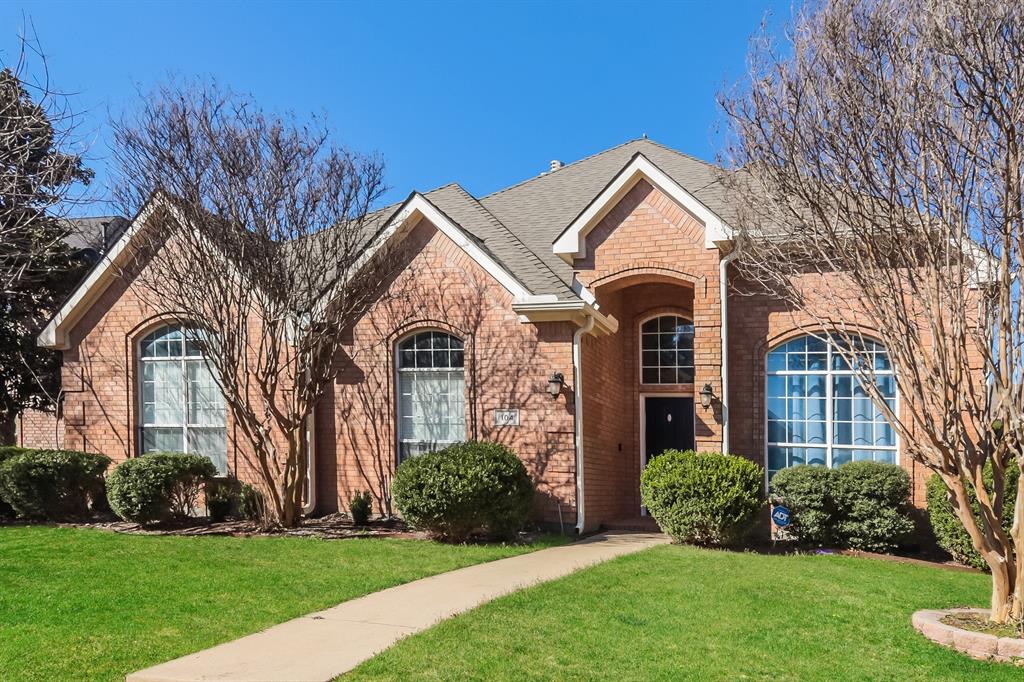 Welcome to this charming 4-bedroom, single-story home in the highly desirable Stonebridge Ranch community. Filled with natural light, this inviting home features a spacious family room with a cozy fireplace, a beautiful dining room with a designer beaded light fixture, and a well-appointed kitchen with white cabinetry, granite countertops, an island, and stainless steel appliances. The private primary suite offers backyard access, dual vanities, a garden tub, and a separate shower, while the secondary bedrooms are thoughtfully situated on the opposite side of the home.

Step outside to enjoy the large covered patio and private backyard, perfect for relaxing or entertaining. Conveniently located within walking distance of the neighborhood park and elementary school. Residents enjoy exceptional Stonebridge Ranch amenities, including pools, a clubhouse, parks, playgrounds, tennis courts, and miles of scenic walking and biking trails. Don’t miss the opportunity to make this beautiful home yours!