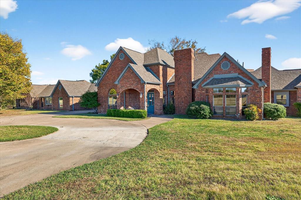 ESTATE with STRATEGIC FLEXIBILITY awaits in the heart of North Texas’ highly sought-after Collin County - perfectly positioned between future DNT, Preston Rd and I-75., 49.7 ACRES is located in rapidly expanding Celina - Anna area. ACREAGE IS VANISHING as growth moves north and sizable tracts are absorbed and subdivided. Securing 40+ contiguous acres with significant existing improvements this close to the city’s expansion path is increasingly rare!! 
This gated 5,000 sq ft country estate rests on 49.7 serene acres, offering sweeping views of a pool-spa and beautifully stocked 7-acre shared lake that feels like your own private escape. Inside, the main floor welcomes you with a gourmet kitchen, a spacious primary suite with a cozy fireplace and sitting area, and an inviting gathering room complete with a walk-in wet bar and fireplace. A richly paneled library - also with its own fireplace - provides an inspiring space for a home office or an additional bedroom. Upstairs, two charming bedrooms open to a balcony overlooking expansive, breathtaking vistas.
Across the port-cochere, guests can enjoy a private 2BR-1BA guest house with its own living area and kitchenette—perfect for  family, extended stays, or income-producing potential. The property also includes a 3-bedroom manufactured home ideal for a caretaker.
Equestrians will appreciate the impressive 300 ft Morton barn with 40 stalls, a temperature- controlled lounge with kitchenette, office, and full bathroom, plus a connected, covered and lighted 80x160 arena. An additional 90x180 outdoor lighted arena offers even more space for training and events. 
Currently operating as an income-producing full-care horse facility.Whether you're seeking a personal sanctuary, a thriving business venture, or both—this estate offers unmatched possibility wrapped in peaceful Texas charm. NOTE: ASK agent about additional unlisted tracts of adjacent land for purchase! See listing #21207557 for more land photos.