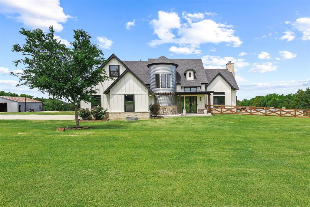 Escape to Your Private 30-Acre Sanctuary in Whitesboro

Experience the pinnacle of modern farmhouse living on this breathtaking 30.75-acre estate. Offering a rare blend of architectural sophistication and rugged ranch charm, this property is a masterpiece of design, perfectly positioned to capture sweeping country vistas and golden Texas sunsets.

The home’s interior is a masterclass in open-concept luxury. Vaulted ceilings and warm wood accents create an atmosphere of airy grandeur, anchored by a dramatic floor-to-ceiling fireplace that serves as the heart of the home. Whether you are hosting a formal gathering or enjoying a quiet evening, the seamless flow and high-end finishes provide an unmatched backdrop for life’s best moments.

Retreat through expansive glass sliders to your private outdoor oasis. The covered patio transitions effortlessly to a resort-style pool and hot tub, offering a front-row seat to the peace and quiet of ranch life.

From the shimmering pond to the wide-open pastures, this estate offers more than just a home—it offers a legacy. Whether you’re looking for a premier equestrian property, a weekend retreat, or a full-time residence that feels like a vacation, this Whitesboro gem is unrivaled.