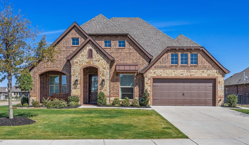 MLS# 21264566 - Built by Risewell Homes - Ready Now! ~ This thoughtfully designed single-story home is situated on a spacious ½-acre homesite with plenty of room to enjoy outdoor living. This home includes 4 bedrooms, 2.5 bathrooms, and a private study, providing a comfortable and functional layout ideal for everyday living. The open-concept family room flows seamlessly into the kitchen and breakfast nook, creating a bright and inviting space for entertaining and gathering. The kitchen features a center island, ample cabinetry, and easy access to the covered patio. The private primary suite is tucked away and includes a spacious bathroom with dual sinks, a separate shower, and a walk-in closet. Two additional bedrooms share a full bath, while a convenient powder bath adds extra functionality for guests. A dedicated study near the front of the home offers flexible use as a home office or hobby space, and the two-car garage, utility room, and thoughtful layout complete this well-balanced home designed for comfortable living in this Granbury community.