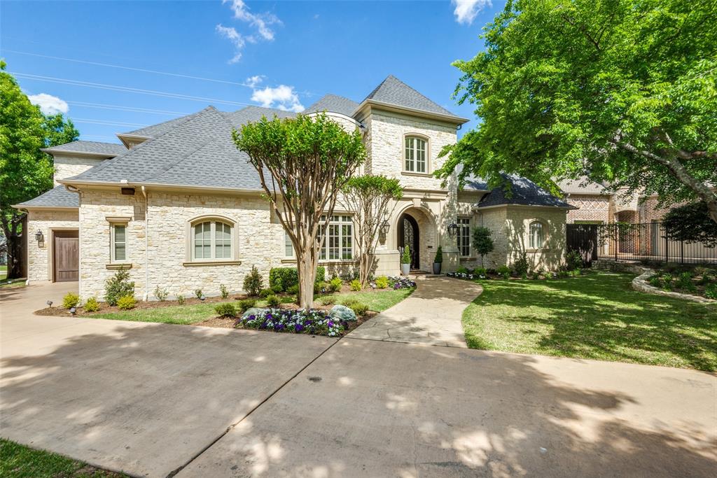Gorgeous transitional with a pool and three-car garage.  Master and guest down with open kitchen concept. Three large beds with game and media up. Each bedroom has an en-suite bath and outdoor entertaining. It is awesome here, covered verandah, built-in grill, built-in trampoline, and fort! Kids paradise! Backs to the Northaven trail for bike riding, scooters, and walking.