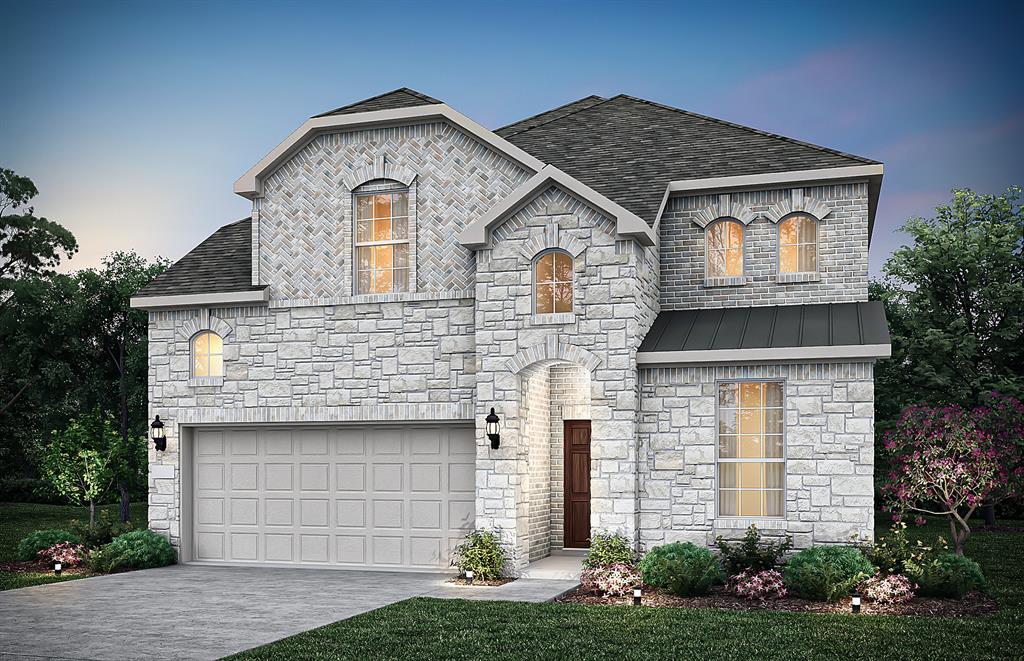 NEW CONSTRUCTION: Anna Town Square in Anna. two-story Riverdale plan. Available Jully 2026 move-in. 5BR, 4BA + Sleek LVP Flooring throughout + Roomy kitchen designed for functionality and comfort, with plenty of workspace + Onsite elementary and middle schools + No MUD or PID - 3,004 sq.ft. Open concept layout with a spacious owner's suite and one secondary bedroom downstairs. This home is perfect for a growing family, or entertaining guests.