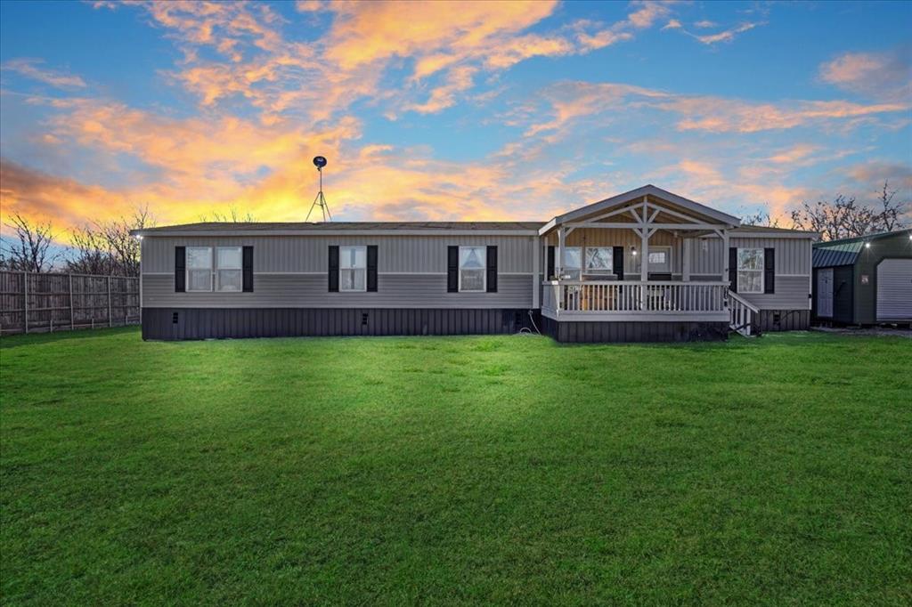 4-Bedroom Country Home on 1 Acre – No Deed Restrictions – Near Celeste and Farmersville, TX

Move into this 2021 Clayton Addison II home on a 1-acre unrestricted lot, conveniently located between Celeste and Farmersville near State Hwy 69. This open-concept 4-bedroom, 2-bathroom home features a living room flowing into a generous kitchen with large island, a dining area, and an additional living space.

The master suite is bright and spacious, with a large walk-in closet and a luxurious bathroom featuring a separate garden tub and shower. Split bedroom design provides privacy for family or guests.

Enjoy outdoor living on the covered front porch with an ample yard for pets, livestock, or other animals. A powered and AC-equipped workshop is ideal for a home gym, hobby space, or small business. Mature trees provide shade and privacy.

This property offers no deed restrictions, no HOA, and ready-to-use land. Survey available. Information deemed reliable; buyer should perform due diligence.