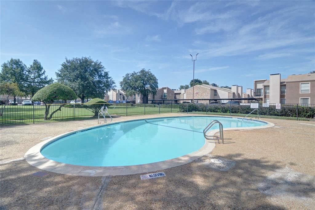 THIS UPDATED CONDO IS AVAILABLE FOR A QUICK MOVE IN. A STUNNING 1 BEDROOM 1 BATH CONDO WITH TONS OF GREAT FEATURES THROUGHOUT. LARGE FAMILY ROOM WITH WOOD-LIKE LAMINATED. GOURMET KITCHEN WITH LAMINATED COUNTER TOPS, BREAKFAST BAR AND APPLIANCES. EXTENSIVE MASTER SUITE. ALLURING HALL BATHROOM WITH LAMINATED COUNTER-TOP, SHOWER AND GARDEN TUB. THIS HOME IS LOCATED CLOSE TO I-30, I-820, DOWNTOWN FORT WORTH & WOODHAVEN COUNTRY CLUB. IT IS ABOUT 10 MINUTES AWAY FROM TCU AND AT&T STADIUM. GATED COMMUNITY WITH 2 SWIMMING POOLS AND ASSIGNED COVERED PARKING SPACE #168