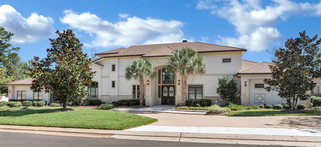 One of a kind Mediterranean Retreat w Unparalleled Golf Course Views
Experience luxury living in 6-bed,5-bath estate nestled in the prestigious Southern Trace community of Shreveport, LA. This property makes a grand first impression w a 5-car garage and beautifully landscaped circle drive. Built to last with eco block concrete from foundation to the concrete tile roof. Very well insulated and well protected from hurricane or tornado.
Step into the breathtaking formal living room and take in the one-of-a-kind views of the infinity pool and golf course. The expansive master suite offers a tranquil escape with spa-like amenities, complemented by a spacious walk-in closet. Culinary enthusiasts will appreciate the chef's kitchen, featuring built-in appliances including a gas range and refrigerator. Entertain with ease in the upstairs game room complete with an impressive bar and terrace, or unwind in the elegant media room.
*FURTHER DESCRIPTION IN COMMENTS**