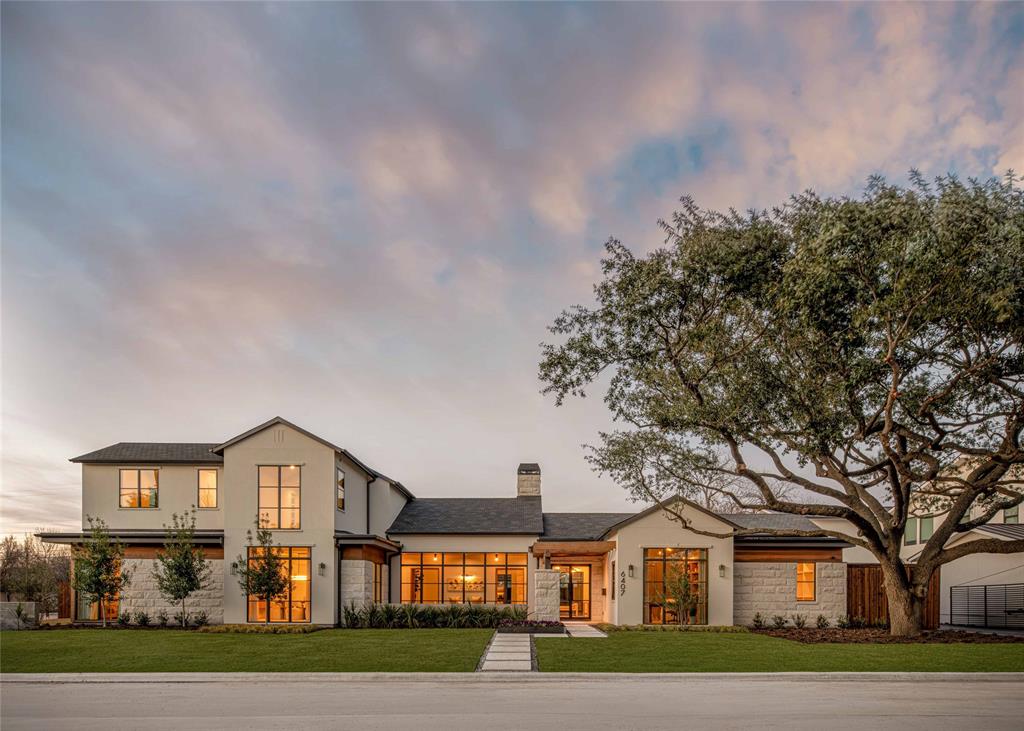 Designed by D Best The Design Shop and built by New Leaf Custom Homes, this residence blends timeless architecture with refined modern finishes. The thoughtful layout offers separate living spaces, an oversized primary suite, a private guest suite, temperature-controlled wine room, wet bar, and an expansive prep pantry designed for seamless entertaining.

With a pull-through garage and ample room for outdoor living, this home delivers elevated design, functionality, and luxury on nearly half an acre.