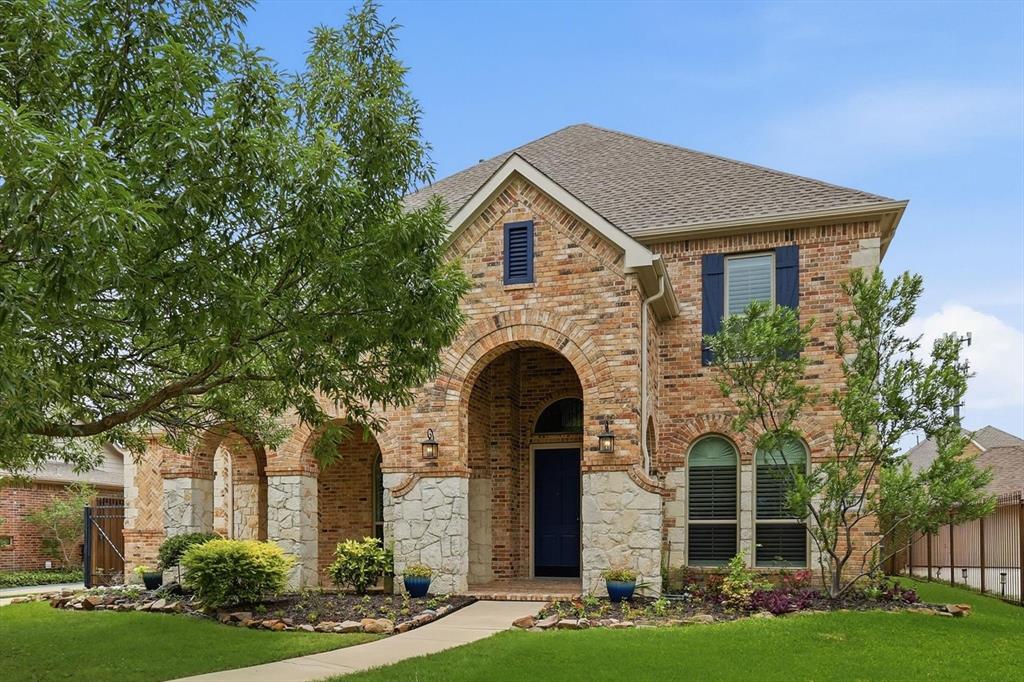 This stunning Castle Hills home is a dream for tech enthusiasts and hobbyists alike, offering exceptional versatility with 4 bedrooms, 4 full baths, and 3 flexible living spaces. Located directly across from one of Castle Hills' neighborhood parks, this home combines comfort, efficiency, and style. 
Hand-scraped hardwood floors extend throughout the main level and both staircases, enhancing the home's elegance and complementing its open-concept design. The kitchen overlooks the family room, featuring a dramatic stone fireplace, impressive 30-foot ceilings and expansive windows that fill the home with natural light. The home is wired for surround sound throughout, creating an enhanced audio experience whether you're entertaining guests or enjoying a quiet evening at home.
The downstairs office provides a private and convenient work-from-home space, while a second first-floor bedroom adjacent to a full bath offers comfort and privacy for guests or multigenerational living.
Upstairs, you'll find two additional bedrooms connected by a Jack-and-Jill bath, along with a game room and a media room. The media room is equipped with a high-end sound system and acoustic ceiling panels for exceptional sound quality. Both flex spaces could easily serve as additional bedrooms, or whatever fits your needs. Spacious closets are found throughout.
Energy efficiency is a standout feature, with fully owned solar panels, solar attic fans, radiant barrier, and a tankless water heater. Additional updates include replacement windows (2018), all three HVAC systems replaced and fresh interior paint throughout.
The garage, thoughtfully designed for hobbyists and workshop enthusiasts alike, has multiple 20-amp outlets on separate circuits, fluorescent lighting, and ample power for tools and equipment.
Thoughtfully updated, energy-efficient, and loaded with premium technology features, this exceptional Castle Hills home offers the flexibility, comfort, and convenience to make a great home.