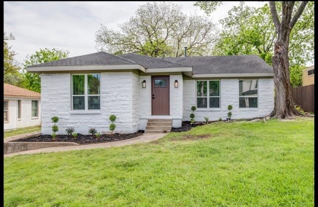 Welcome to this beautifully renovated home offering the perfect blend of modern style, comfort, and location. Featuring a bright open-concept floor plan, this home is designed for today's lifestyle with seamless flow between the living, dining, and kitchen areas. The fully updated kitchen showcases quartz countertops, stainless steel appliances, and a large center island ideal for entertaining and everyday living. The spacious primary suite provides a private retreat with a generous walk-in closet and well-appointed finishes. Stylish updated continue throughout the home, creating a fresh and move-in-ready feel. Major recent improvements include new plumbing, new roof, and new energy-efficient windows, offering long-term value and peace of mind. Ideally situated just minutes from Bishop Arts District and about 10 Minutes from Downtown Dallas, enjoy convenient access to dining shopping, entertaining, and city amenities. Don't miss the opportunity to own this beautiful, updated home in a prime location.