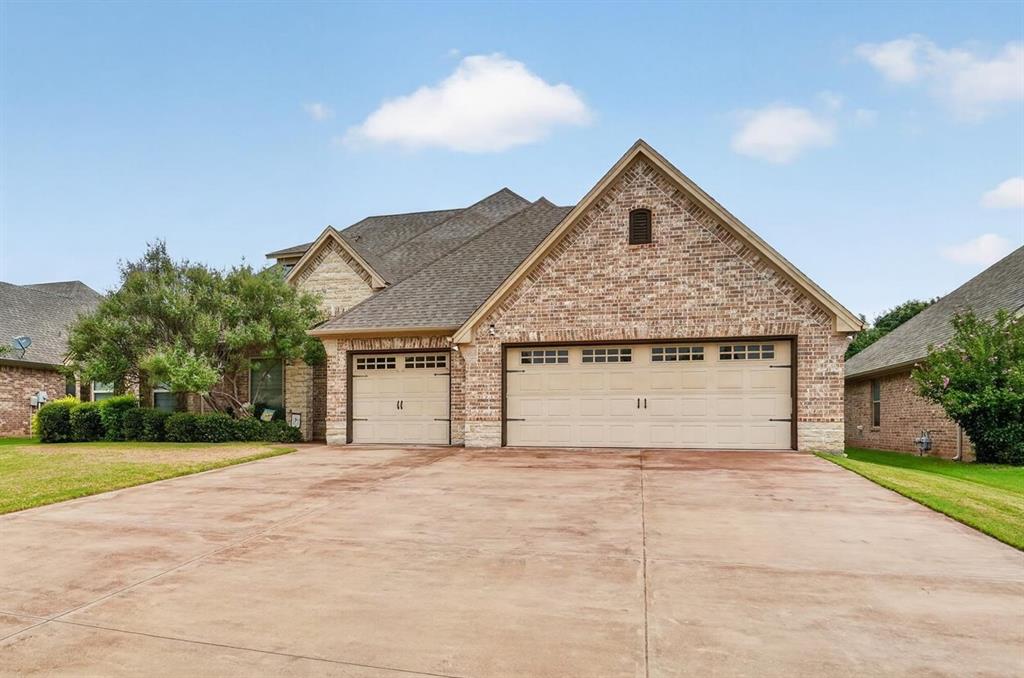 Welcome to Abes Landing, one of Granbury's premier gated communities, where you'll enjoy the beauty of the historic Brazos River just minutes from Lake Granbury. This spacious 4-bedroom, 3-bath home with a 3-car garage and dedicated office offers an exceptional blend of comfort, functionality, and location.

Designed with an open-concept floor plan, the expansive living area features a stunning stone fireplace, soaring ceilings with decorative beams, and versatility. The kitchen is the heart of the home with granite countertops, a large island, gas cooktop, walk-in pantry, ample cabinetry, and generous prep space—perfect for entertaining family and friends.

The private master suite offers a relaxing retreat with a spa-inspired bath featuring dual vanities, a jetted tub, separate shower, and oversized walk-in closet. Three additional bedrooms, two full baths, and a dedicated office provide flexibility for family, guests, or working from home.

Step outside to a covered back patio overlooking a beautifully landscaped backyard with plenty of room to relax, play, or entertain.  There is a full-home water softener system, full sprinkler system, and tankless water heater.

Abes Landing offers outstanding amenities including gated access, a community pool, clubhouse, park, playground, and easy access to the Brazos River for kayaking, fishing, and enjoying the outdoors. Located just minutes from historic downtown Granbury, shopping, dining, medical facilities, and Lake Granbury, this home combines peaceful living with everyday convenience.

If you're looking for space, quality construction, and an outstanding location, this beautiful home is one you won't want to miss. Schedule your private showing today!