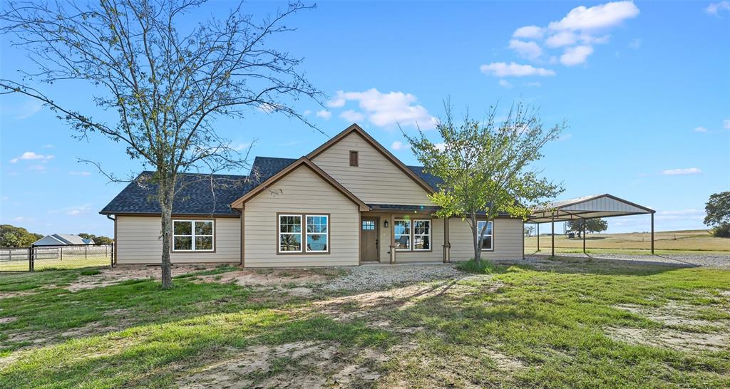 MOTIVATED SELLERS would like to be under contract by the end of December! Barely lived in 3-bedroom, 2-bath home situated in a serene location, with its desirable features and convenient layout, offers a comfortable and peaceful living experience. As you step inside, you are greeted by an inviting open floor plan that seamlessly connects the main living area, and generously-sized, eat-in kitchen. The well-appointed kitchen features an abundance of cabinet space, sleek countertops, modern appliances and a massive pantry. The primary bedroom is a private retreat, boasting a generous size, cozy atmosphere and HUGE CLOSET. It features an ensuite bathroom with a dual sink vanity, and rich, shaker style cabinetry. The split floorplan provides two more bedrooms and a full bath for plenty of versatility. Surrounded by new homes, this property boasts a peaceful lifestyle while still being within reach of major amenities.