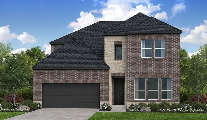 What's Special: No Rear Neighbors - Close to Amenities - Dedicated Study. New Construction - August Completion! Built by Taylor Morrison, America's Most Trusted Home Builder. Welcome to the Rhone at 1417 Victory Terrace in The Ridge at Northlake! Step inside to a welcoming foyer with a study and a secondary bedroom with a nearby full bath at the front of the home. Continue into the open main living area where a spacious great room flows into the gourmet kitchen with a large island, walk-in pantry, and casual dining space. The main level also features a private primary suite with a generous walk-in closet and a spa-inspired bath for a peaceful retreat. A laundry room and a 2-car garage with added storage space enhance everyday convenience, while a covered patio offers a comfortable outdoor extension. Upstairs, a curved staircase leads to a large game room and media room that are perfect for relaxing or entertaining, along with two additional bedrooms and two full bathrooms that provide comfort and flexibility. Feel at home at The Ridge at Northlake 50s, where top-tier amenities and a welcoming vibe shine. Kids can enjoy the Adventure Park and outdoor ninja course, while the resort-style pool, splash park, and lap pool offer fun for all. Stay active at the fitness center, meet neighbors at community hangouts, and enjoy zoning to top-rated Argyle ISD. Additional Highlights Include: slide-in tub at primary bath and 4th bathroom upstairs. Photos are for representative purposes only. MLS#21264283