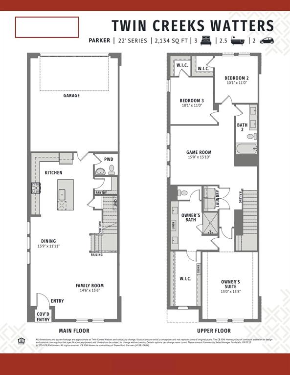 Twin Creeks Watters Townhomes - Residential