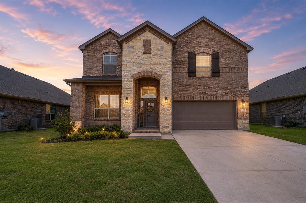 Modern Design Meets Small-Town Charm in Krum. Built in 2023, this beautifully designed 5-bedroom, 4-bathroom home offers 2,836 sq ft of thoughtfully planned living space in the growing community of Krum. The open-concept layout features a spacious kitchen with stainless steel appliances, a large island, abundant cabinetry, and a large pantry—perfect for everyday living and entertaining.The main level includes a private primary suite with a spa-inspired shower and walk-in closet, plus a secondary bedroom and full bath ideal for guests, multigenerational living, or a home office. Upstairs offers 3 additional bedrooms, 2 full baths, a large game room, and a versatile loft space. Enjoy the covered back patio and fenced backyard designed for relaxing or entertaining. Conveniently located within Krum ISD with quick access to Denton and North DFW. Assumable loan with lower interest rate available for qualified buyers. All information herein deemed reliable but not guaranteed. Buyer and Buyers Agent should verify all data on MLS, lot sizes, schools, boundary lines, allowed uses, ect.