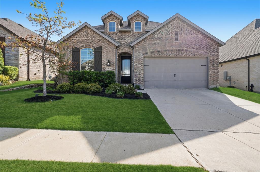 Welcome to this beautifully designed 4-bedroom, 3-bath home in highly sought-after McKinney ISD, where comfort, style, and functionality come together seamlessly. From the moment you step inside, you’ll notice the tall ceilings, abundant natural light, brand new carpets, and thoughtfully curated interior paint and designer lighting that create a warm yet modern feel throughout.

The open-concept layout is perfect for both everyday living and entertaining, featuring an oversized kitchen island, decorative backsplash, gas fireplace, and a charming breakfast nook with built-in bench seating—ideal for casual dining. Stylish decorative tile accents in the laundry room and bathrooms add an elevated touch of design and character.

A dedicated office with French doors offers a bright and private workspace, while the media room provides the perfect setting for movie nights or game days. Step outside to the spacious backyard, where a covered patio invites you to relax with your morning coffee, overlooking a large grassy yard with plenty of room to play or entertain.

Enjoy all the perks of a vibrant community with amenities including a pool, playground, fire pit area, pond, and scenic walking trails—perfect for an active lifestyle. The community pond is regularly restocked, offering a fantastic opportunity for residents to enjoy convenient, well-maintained fishing right in their own neighborhood. Perfectly positioned for convenience, with Costco just down the street, plus Westgrove Shopping Center featuring the new Whole Foods Market, La La Land Kind Cafe, and a variety of shopping and dining options—making everyday living effortless. This home truly checks every box with its thoughtful upgrades, flexible spaces, and inviting atmosphere—don’t miss your opportunity to make it yours!