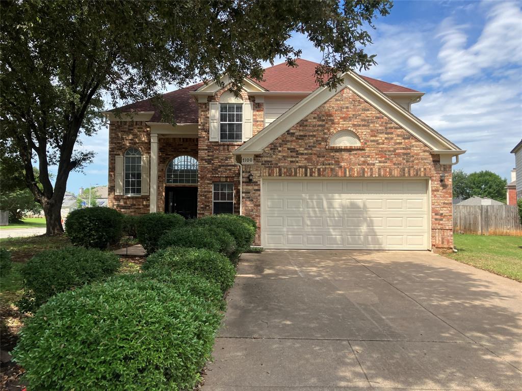 Welcome to7100 Layla Rd, a move-in ready two-story brick home on a spacious corner lot in southwest Arlington—now offered with a recent price reduction and priced to sell. This is a standout value, with a larger footprint than many nearby homes and an attractive price per square foot for the area.

Inside, the well-designed layout offers3 bedrooms,2.5 baths, a formal living room, separate dining room, and a comfortable family room open to the breakfast area and kitchen. The kitchen features white cabinetry, granite countertops, stainless steel appliances, a gas range, and a generous bar-height counter made for casual meals and conversation. A dedicated laundry room with built-in cabinetry and granite counters adds everyday convenience.

Upstairs, all bedrooms are privately situated along with a versatile bonus room ideal for a home office, activity room, or media space. The primary suite features an en-suite bath with dual vanities, a soaking tub, and separate shower. Fresh neutral paint, vinyl flooring throughout the main spaces, and carpet in the bedrooms complete the move-in ready appeal.

Outside, enjoy curb appeal, large fenced in corner backyard.  Best of all? No HOA — giving you the freedom to truly make this property your own.

The location is unbeatable. Just minutes from the Sheri Capehart Nature Preserve and Treepoint Park, with a quick drive to AT&T Stadium, Globe Life Field, Six Flags, and Hurricane Harbor. Enjoy easy access to I-20, HWY 820, and HWY 287, plus nearby shopping, dining, and zoned to sought after Martin High School District.

Don't miss this exceptional opportunity — schedule your tour today!