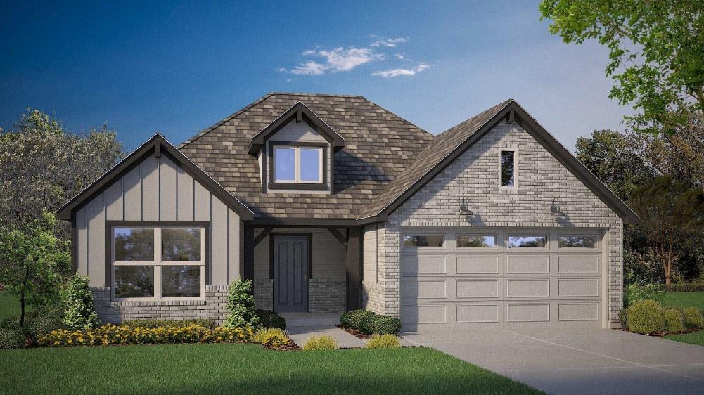 Stunning new D.R. Horton home in the Rock Creek Ranch community located in Fort Worth and Crowley ISD! The single-story Dove Floorplan, Elevation G, with an estimated Spring completion, offers 3 bedrooms, 2 bathrooms, and a 2-car garage, featuring an efficient open-concept layout designed for comfortable everyday living. The family room, dining area, and contemporary kitchen flow together seamlessly, creating a bright and inviting space ideal for entertaining and gathering. The well-appointed kitchen includes quartz countertops, 36” painted cabinets, stainless steel appliances, a gas range, stainless steel sink, center island, and a walk-in pantry for practical storage. The private primary suite features an en-suite bath with dual quartz vanities, a 5-foot oversized shower, and a walk-in closet conveniently located off the bathroom. Two secondary bedrooms and a full bathroom with a quartz vanity top provide comfortable accommodations for family members, guests, or a home office. Luxury vinyl plank flooring enhances the main living areas and wet zones, offering durability and easy maintenance. Built with energy-efficient construction and equipped with America’s Smart Home Technology. Exterior highlights include a landscape package, full sprinkler system with rain sensor, and privacy fencing. Planned community amenities include a future pool, parks, playground, and walking trails. Located just two miles from Benbrook Lake with easy access to shopping, Fort Worth attractions, and nearby schools.