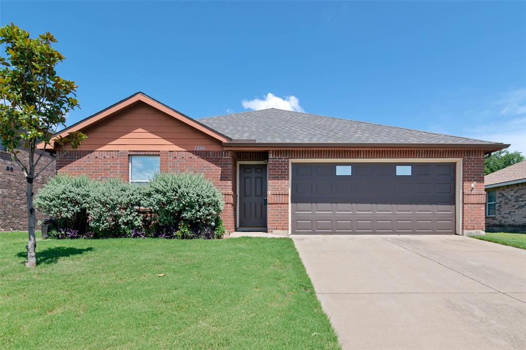 Welcome home to this move-in ready 4 bedroom, 2 bath residence in Sanger, Texas! Featuring an open concept floor plan, this home offers a spacious and inviting layout perfect for both everyday living and entertaining. Durable luxury vinyl plank flooring flows throughout the main living areas, while comfortable carpet adds warmth to each bedroom. The kitchen is the heart of the home, showcasing granite countertops, ample cabinet space, and a seamless connection to the living and dining areas, making it ideal for gatherings with family and friends. The thoughtful floor plan provides flexibility for a variety of lifestyles, whether you need extra space for family, guests, or a home office. Step outside to enjoy the large, grassy backyard with plenty of room for outdoor activities, gardening, or simply relaxing. A storage shed workshop adds valuable space for hobbies, tools, or projects, offering both convenience and versatility.  This well-maintained home is ready for its next owner to move right in and enjoy.