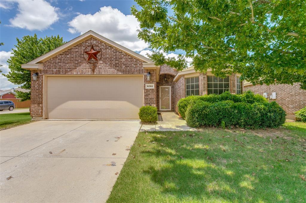 Nestled on a desirable corner lot, this immaculately maintained 3-bedroom, 2-bathroom home blends style and comfort at every turn. LVP flooring flows throughout, while the kitchen impresses with granite countertops and a beautifully laid-out design that opens seamlessly to a spacious living area — perfect for everyday living and entertaining alike. A thoughtful split-bedroom floor plan places the primary suite apart from the secondary bedrooms, offering maximum privacy for all. Step outside to a generous back patio ideal for hosting guests or simply unwinding. As a resident, you'll enjoy access to not one, but two community swimming pools.  Buyer to verify all measurements and schools.