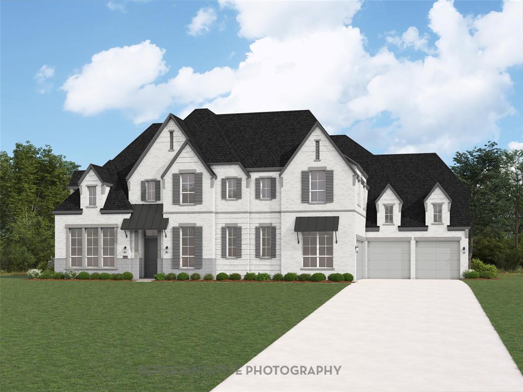 Experience refined living in the Tivoli Plan, a luxurious home designed for both entertaining and comfort. The dramatic staircase and elegant dining area set a sophisticated tone, while the spacious family room features vaulted wood-beam ceilings, a cast stone fireplace, and sliding glass doors. The chef’s kitchen boasts Wolf and Sub Zero appliances, custom cabinetry, and a breakfast nook with an adjacent planning area. Enjoy year-round outdoor living with a covered patio, kitchen, and fireplace. The primary suite offers vaulted ceilings with wood beams and custom closets. Upstairs includes four private bedrooms, a game room, and a retreat with built-in desks. A media room and 4-car garage complete this exceptional home.