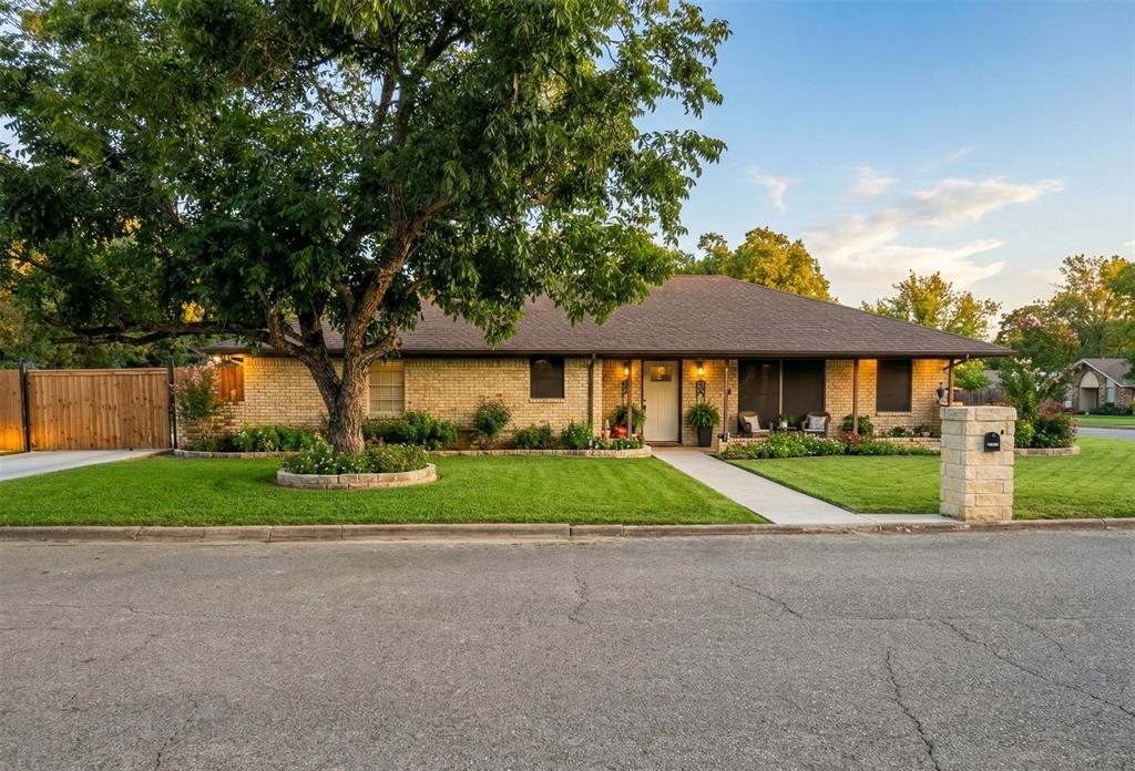 Very motivated seller, will look at all reasonable offers.  Lots of recent updates include, new roof, fresh paint, vinyl plank flooring, extra drive way that can be used as boat or RV parking inside rolling gated fence.  New fence with concrete curbing and metal post.  Extra patio addition.  New tile surround in hall bath tub, totally remodeled master bath, study off kitchen and frt bedroom off entry.  Very nicely maintained home with large fireplace in family room, 4 bedrooms, plus a study and 3 full baths. Jack and Jill bath between 2 secondary bedrooms.  Nice corner oversized lot with oversized 2 car garage with side entry. Move in ready for new owners.
