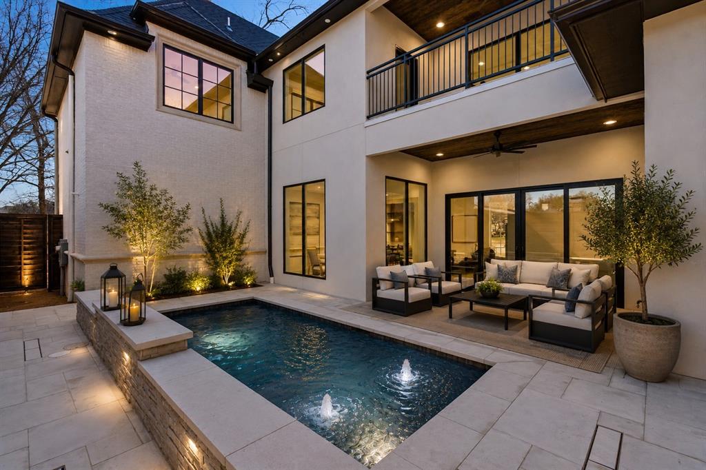 Stunning 2026 Custom Home in the Heart of Lakewood - Steps from White Rock Lake & Trails - 5 bedrooms  4.5 Bathrooms  2 Car Garage 
Experience luxury living at its finest in this brand-new 2025 custom-built home, perfectly positioned on a corner lot in the highly coveted Lakewood neighborhood within Lakewood ISD. This transitional 5-bedroom, 4.5-bath residence effortlessly blends refined elegance with everyday comfort, featuring an open-concept design bathed in natural light. The chef’s kitchen is the centerpiece of the home, showcasing custom cabinetry, and an expansive island ideal for gatherings.  Professional grade appliances ensure every meal is made with ease and sophistication. A striking spiral staircase anchors the home, connecting the inviting main living areas to the spacious second floor. The private primary suite downstairs offers a serene retreat, with a spa-inspired bath featuring dual white-oak vanities, a large walk-in shower with dual shower heads, and elegant finishes that create a true sanctuary.  Upstairs, you’ll find generous secondary bedrooms with private baths, a study, and a versatile bonus room—perfect for a home gym, theater room, or guest suite. The covered balcony invites you to unwind with morning coffee or enjoy sunset views over the treetops.
Step outside to your private backyard oasis, complete with a sparkling pool, lush turf, and ample space for entertaining or relaxing in privacy.
Just minutes away, immerse yourself in the outdoor lifestyle that makes Lakewood so beloved—from scenic walking and biking trails around White Rock Lake, to lush green spaces like Tokalon Park, and the Dallas Arboretum. Enjoy weekend strolls, morning runs, and lakeside picnics all within your neighborhood.  Every detail of this home reflects a thoughtful balance of beauty and functionality, offering a timeless sense of luxury in one of Dallas’ most sought-after communities.