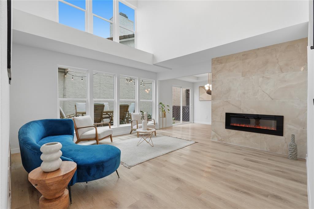 Welcome to this beautifully designed home offering the perfect blend of modern style, comfort, and convenience in a highly sought after location. Featuring 3 spacious bedrooms, 2 full bathrooms, and a 2 car garage, this stunning residence boasts 1,530 square feet of thoughtfully designed living space filled with abundant natural light. The heart of the home showcases a chef inspired kitchen complete with sleek quartz countertops, custom cabinetry, top of the line stainless steel appliances, and contemporary finishes throughout. The open concept layout creates an inviting atmosphere ideal for both everyday living and entertaining. Retreat to the private primary suite featuring a spa like ensuite bathroom with dual vanities, a soaking tub, separate walk in shower, and a generous walk in closet. The flexible floor plan includes an additional bedroom on the main level and another spacious bedroom upstairs, offering privacy and versatility for guests, family members, or a home office. Modern details, designer touches, and stylish finishes can be found throughout the home, creating a truly move in ready experience. Residents also enjoy access to outstanding HOA amenities including a community pool and clubhouse, perfect for relaxation and social gatherings. Conveniently located near shopping, dining, entertainment, and major commuting routes, this exceptional property offers the ideal combination of luxury, functionality, and location.