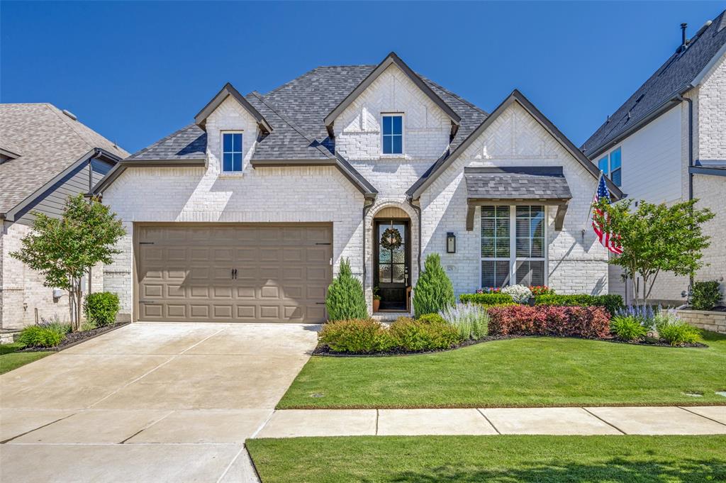 Stunning Highland Home In Painted Tree!  Skip the build times and step into absolute perfection. This heavily upgraded 4 bedroom + a study, single story Highland built home, situated on an ideal 50 lot, is a rare find in the highly sought-after Village Distrlct of Painted Tree. With the Village Trailhead just steps from your front door, you have immediate access to miles of scenic nature trails, plus access to Painted Tree's best amenity, the Beautiful Village Pool and Playground. Inside, this sprawling single-story layout it is beautifully designed and flooded with natural light. A striking black front door sets the tone for a home elevated by premium finishes at every turn. Designed with the modern professional in mind, a sophisticated executive office provides a quite, stylish retreat that blends high-end aesthetics with everyday productivity. In the Heart of this beauty, the Kitchen, Family Room, and Dinning Area are designed perfectly for entertaining family and guests, enjoying a cozy evening in the living room, or baking in the gourmet kitchen. The entire area is anchored by gorgeous light wood cabinetry, Miami Vera Quartz countertops, Stainless Steel Appliances, High End Lighting and Hardware. The luxurious details continue into the primary suite, which features a custom-designed California Closet system and spa-like bath highlighted by a gleaming free standing tub. Built for both relaxation and entertaining, the open-concept living space flows seamlessly to the outdoors. The private, inviting backyard offers a wonderful extension of your living area, featuring a beautiful limestone patio and a granite fire pit area perfect for evening gatherings. This terrific location has you within Two Miles of Highway 75, Highway 380, Baylor Hospital, Schools, Wonderful shopping and a plethora of restaurants. Don't miss the Huge Pantry for Storage. Enjoy turnkey, magazine-worthy living in the heart of McKinney with astonishing amenities right in your neighborhood.