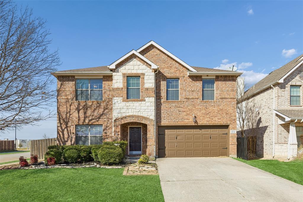 Light, neutral, and recently refreshed, this 4-bedroom, 2.5-bath two-story in McKinney offers a spacious, functional layout with a large, usable backyard. Durable luxury vinyl plank flooring spans the main level, creating a cohesive, low-maintenance foundation for everyday living.

At the front of the home, a formal dining area provides flexibility for entertaining, a home office, or additional living space. The layout opens up at the back to a connected kitchen, breakfast, and living area centered around a classic brick fireplace, adding warmth and character.

The kitchen is designed for both function and flow, featuring crisp white cabinetry, ample counter space, a black appliance package, and a raised serving bar ideal for casual dining or gathering. The open-concept design supports both entertaining and daily routines with ease.

Upstairs, all bedrooms are positioned for privacy. The primary suite offers a comfortable retreat with a soaking tub, separate shower, dual closets, and a spacious vanity with a dedicated makeup area. Three secondary bedrooms, a full bath, and a large game room provide flexibility for a variety of needs.

The backyard is built for enjoying the outdoors, complete with a covered patio and ceiling fan, fire pit area, storage shed, and plenty of lawn space for recreation or gardening.

Conveniently located with quick access to Highway 380 and I-75, this home offers a strong combination of space, functionality, and accessibility.