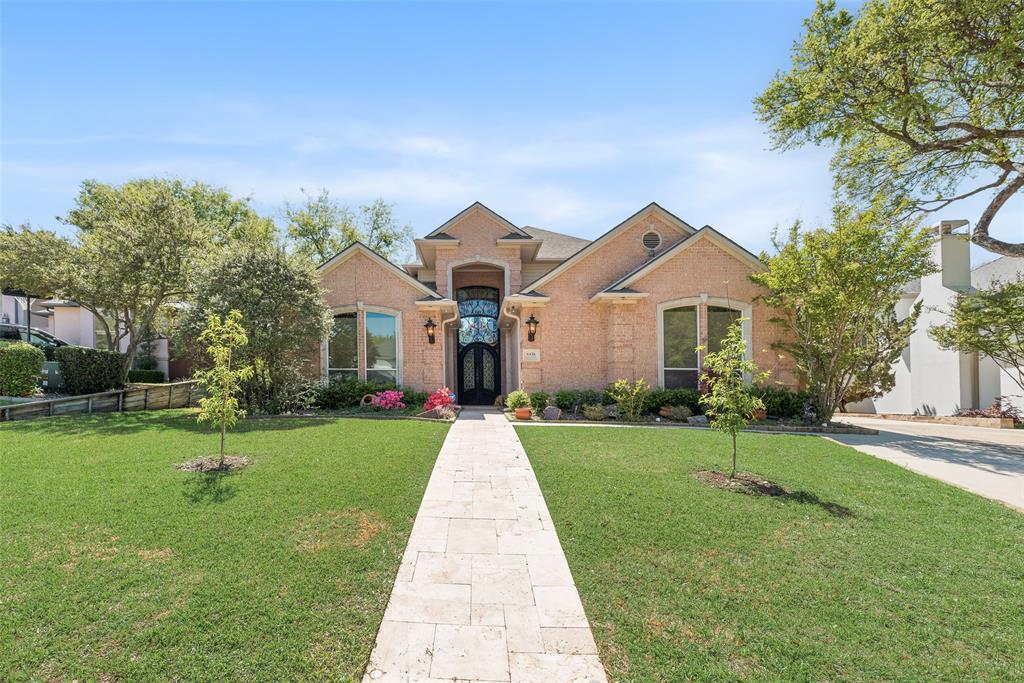 Move-in ready, equipped with 4-bedrooms, 3.5-baths, an office, and 3 car garage with electric vehicle charging in the highly desirable Hills of Prestonwood community. This lovely home offers natural wood and ceramic tile flooring, fresh interior paint, updated lighting, and granite countertops throughout.  Packed with features! The primary bedroom has an elaborate custom closet system set to organize clothing, jewelry, and other items. Also equipped with jetted tub and high pressure shower. The downstairs full baths were recently remodeled. Storage galore throughout the house. Wine closet, perfect for the enthusiast. The office room has a fireplace and built in shelving for books or other items. Two fireplaces, with one being double sided to the largest living room and the office. Beautiful large sliding door connecting the largest living room to the covered outdoor area. The covered outdoor area is equipped with retractable screens, and stairs leading to a second story covered deck. Outside there is also a well maintained pool with gas water heater, outdoor living area, a fireplace, and a gas powered oven, perfect for cooking pizzas or large meals. No grass in the backyard makes it easy for maintenance.  The layout is functional and inviting, with abundant natural light and a prime Plano location. New roof 2 months old.