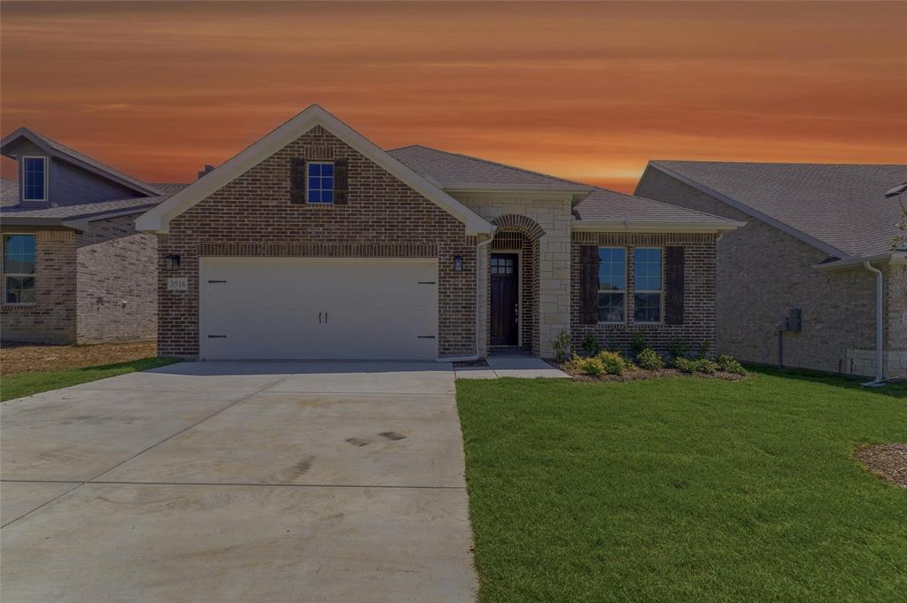 Estimated May 2026 completion! Ask us about our Trade In Trade Up program, we can buy your home! At Riverside Homebuilders, we pride ourselves in providing unique homes with floor plans that are as individual as our customers. This 3-bedroom, 2-bathroom home has a galley feel with an open floor plan. Walking into the grand foyer you’ll find yourself right at the entrance of the kitchen being welcomed by scents of freshly-baked cookies or a mouthwatering meal being prepared. The flex room in the front of the home can be easily utilized as another bedroom if needed or a den for reading and relaxing. Through the kitchen, you’ll find the cabinets open to the dining and living rooms at the heart of the home. A corner pantry gives you plenty of storage for snacks, canned goods, small appliances, and planning for a rainy day. To the right of the dining room lies the 2-bedroom wing. Whether for kids or guests, these rooms offer plenty of space with the convenience of their own full bathroom. Or, if you’re a new family preparing for your first little one, the secondary bedroom is close enough to the owner’s bedroom to feel safe having your baby sleep in their crib. The owner’s suite is nicely situated in the back corner with its own hallway to create the feel of your own private getaway. Enter the L-shaped bathroom through magnificent double doors. This floor plan offers one of our largest walk-in closets; we’ve maximized the space to offer enough room to change into that perfect outfit. Never track mud into your home again because the San Gabriel II has the laundry room situated off the garage. The unique layout of this home gives you the chance to do something different than all your friends while still providing a comfortable space to live and entertain.