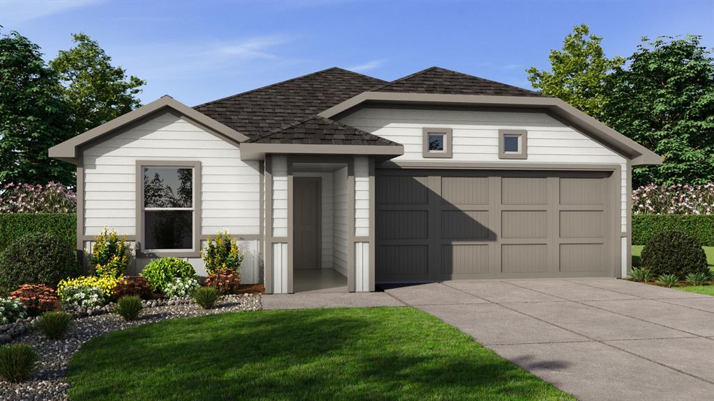 D.R. Horton America's Builder since 2002 is excited to serve as your new home builder in Lonestar at Liberty Trails, a fabulous unique master planned community in Justin and Northwest ISD! The single-story Ellis Floorplan Elevation-Y features 3 bedrooms, 2 bathrooms, and a 2-car garage, with a quick estimated Summer completion. This open-concept home seamlessly connects the family room, dining area, and kitchen, complete with a large seating island, quartz countertops, stainless steel appliances, a gas range, built-in microwave, and a pantry for added storage. The private primary bedroom suite offers a relaxing retreat with a quartz-topped vanity, oversized shower, and spacious walk-in closet. Luxury vinyl flooring flows through the entry, hallways, and wet areas, and the home includes America's Smart Home Technology package. Enjoy outdoor living with a covered rear patio and a fully fenced backyard with sod and a sprinkler system. Additional features include: Water Heater, Landscape Package, full sod, Sprinkler System and more! Future Community Amenities to include: Club House, Dog Park, Fishing Pond, Pickleball, Playground, Pool, Splash Pad, Walking-Nature Trails and Sand Volleyball. Situated conveniently near Highway 114 and Highway 287, Lonestar at Liberty Trails provides convenient access to key roads, making it ideal for commuting and exploring the surrounding areas.