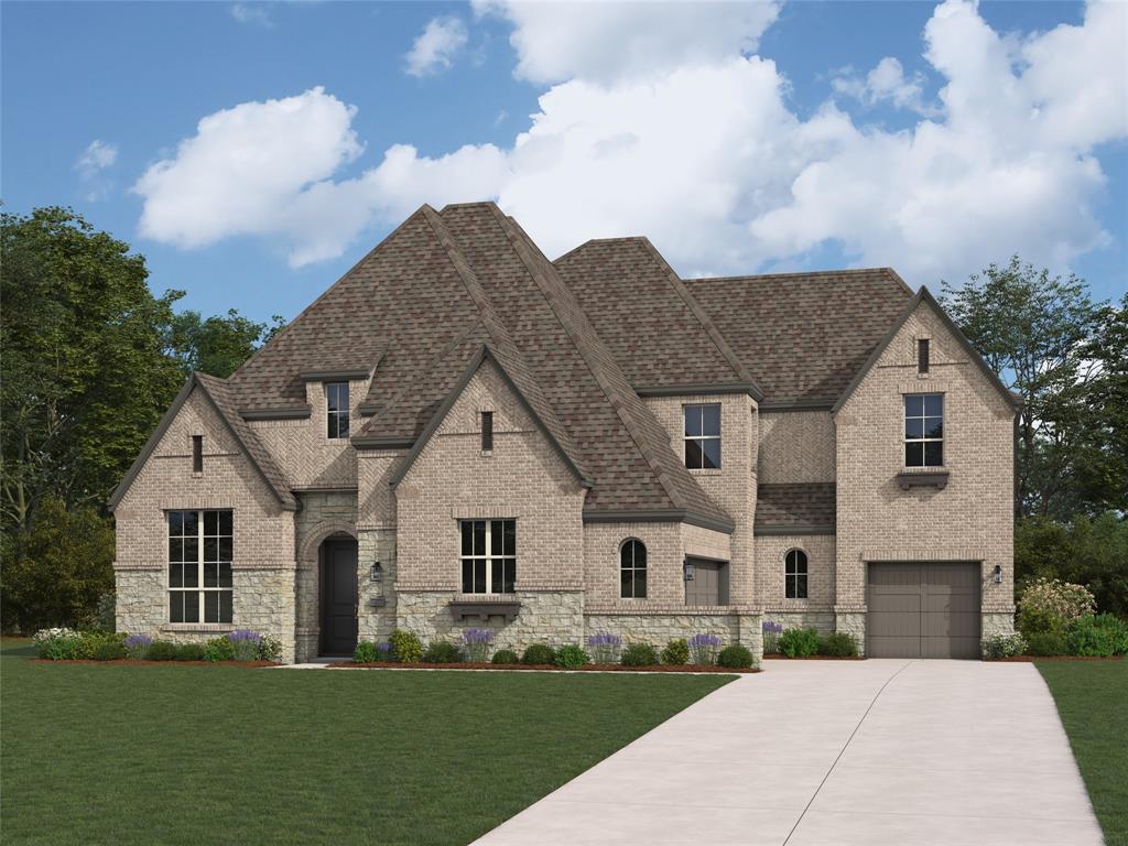 The Highland Homes Plan 289 is a spacious and versatile two-story design, offering approximately 4, 354 square feet of living space. It features 5 bedrooms, 5 full bathrooms, 1 half bath, and a 3-car garage. The primary suite provides a private retreat, while additional bedrooms each have access to their own bathrooms, ensuring comfort and privacy for all residents.