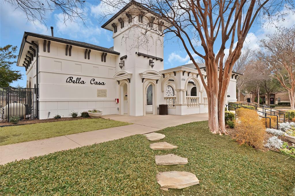 Experience carefree, well-maintained townhome living that offers both comfort and style. Perfectly suited for a lock-and-leave lifestyle, this residence allows you to enjoy your home without the burden of exterior upkeep. Designed with entertaining in mind, the main living area features an open-concept layout filled with natural light. The modern kitchen boasts a generous breakfast bar, beautiful maple cabinetry, and a convenient walk-in pantry, seamlessly flowing into a large dining area and inviting living space. Upstairs, the spacious primary suite provides a private retreat, complete with a luxurious ensuite bath and a gigantic walk-in closet offering exceptional storage. A second bedroom with its own ensuite bath ensures comfort and privacy for guests or family members. Enjoy the added benefit of a private setting backing to the prestigious million-dollar homes of Starwood, offering a peaceful backdrop and an elevated sense of exclusivity. Bella Casa is a charming, well-established townhome community that perfectly blends convenience, comfort, and community living. Nestled along tree-lined streets and just minutes from major thoroughfares like the Dallas North Tollway and SH-121, and offers easy access to top shopping, dining, entertainment, and employers throughout the Dallas-Fort Worth area. Residents enjoy a rich suite of community amenities, centered around a European-style clubhouse that’s ideal for socializing and relaxation. The clubhouse features a 24-hour fitness center for flexible workouts and is complemented by a resort-style outdoor pool and expansive green spaces, perfect for gathering with neighbors or unwinding after a long day. Townhomes in Bella Casa are designed for low-maintenance living, with the HOA providing yard care and landscaping — making it an excellent choice for busy professionals, families, or anyone seeking a lock-and-leave lifestyle.