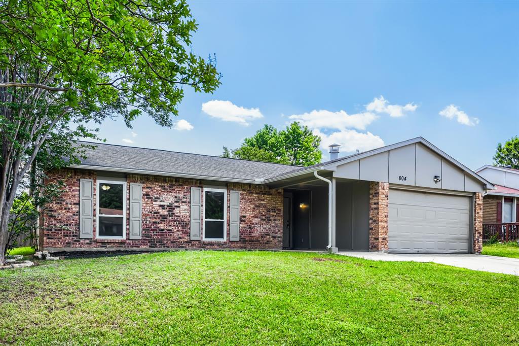 Seller offering up to 2.5% in seller credits to use towards rate buy down or closing costs with preferred lender. Beautifully remodeled 3-bedroom, 2-bath home in a quiet, safe neighborhood with an incredibly convenient central DFW location. This move-in-ready property features granite countertops, stainless steel appliances, fresh interior paint, and fully updated bathrooms, giving the home a clean, modern feel throughout. The open layout offers comfortable everyday living, while the updated kitchen and bright living spaces make it easy to entertain. The bedrooms are well-sized, and the renovations provide a fresh start for the next owner. Please note that the garage door is currently being repaired. With its prime location, updated finishes, and immediate availability, this home is the perfect blend of comfort, style, and convenience.
