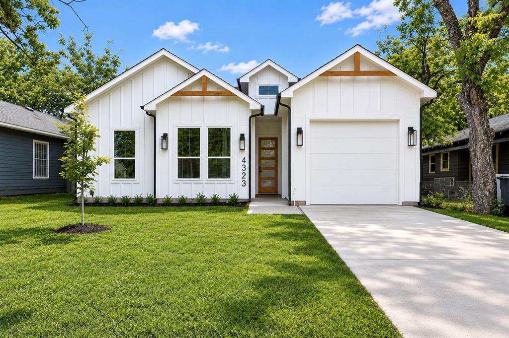 Welcome to this beautifully designed modern transitional home built by Ascend Homes.  Located in the heart of one of Dallas' most promising areas— minutes from Fair Park, Downtown Dallas, and all major highways. Thoughtfully crafted with premium finishes rarely found at this price point, this quiet retreat checks every box.

This 3-bed, 2-bath home features an efficient yet spacious floor plan with oversized windows, ambient lighting, and a cozy electric fireplace. The chef-inspired kitchen boasts custom cabinetry and a built-in microwave, while the expansive primary suite impresses with a spa-inspired walk-in shower, freestanding soaking tub, and custom walk-in closet.

Step outside to a huge fenced backyard shaded by mature trees — perfect for relaxing or entertaining. Don't miss your chance to own in one of Dallas's most rapidly evolving areas. FIFA festivities at the Fair Park only 5 mins away.